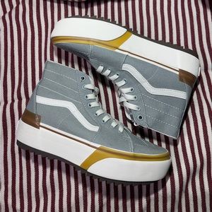 Vans Sk8-Hi Tapered Stacked Platform Stormy Weather Blue